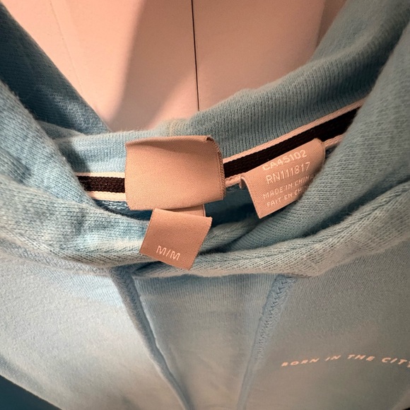 Reebok Light Blue Hoodie - Picture 3 of 3